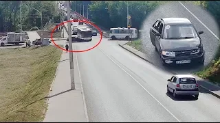 ДТП в Серпухове. Дождался и рванул наперерез автобусу... 13 июля 2018г.
