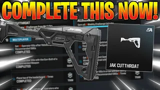 How to Complete ALL MW3 Season 3 Week 3 Challenges FAST! How to Unlock Jak Cutthroat Stock FAST!