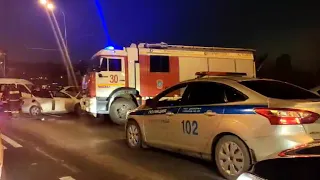 Авария Волгоградский проспект 10.11.2019