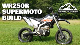 Yamaha WR250R Supermoto Conversion plus New Graphics and Sargent Seat