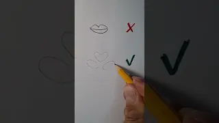 how to draw lips