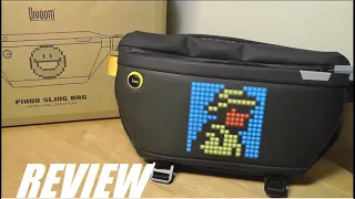 REVIEW: Divoom Pixoo Sling Bag - Cool Pixel Display Backpack (Fanny Pack)!