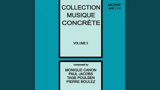 2 Études de musique concrète: No. 2, Étude sur un accord de sept sons