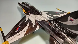 ROKAF T-50B Black Eagles 1/48th Academy build 아카데미 블랙이글스 프라모델 조립