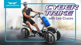 Arcimoto Cybertrike with Leo Cruces