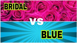 Bridal vs Blue / lehenga  / eyeshadow .... gs you and me