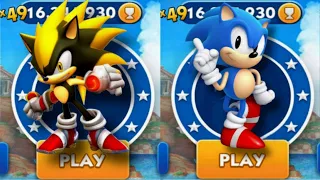 Sonic Dash - Super Shadow VS Classic Sonic _ Movie Sonic vs All Bosses Zazz Eggman