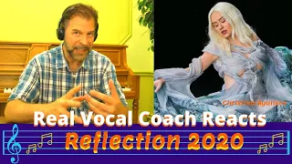 TOO MANY RIFFS? | Real Vocal Coach Reacts CHRISTINA AGUILERA Reflection 2020 /1998 | Reaction/Review