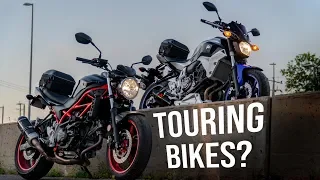 SV650 & MT-07 Good Touring Bikes? [Comparison & Mini Adventure]