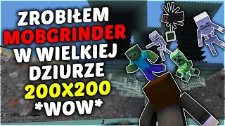 WYŁOŻYŁEM CAŁĄ DZIURĘ 200x200 PÓŁPŁYTKAMI I ZROBIŁEM MOB GRINDER!