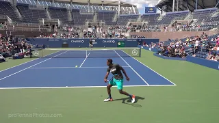 Gael Monfils v. Stefanos Tsitsipas, 2019 US Open practice, 4K