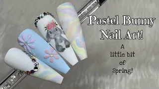 Bunny Nails! | Nail Sugar | Madam Glam | Crystal Parade