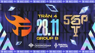 TEAM FLASH vs SAIGON PHANTOM | FL vs SGP - VÒNG BẢNG AIC 2021 [28.11.2021]