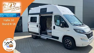 Das Raumwunder Randger R 550 Model 2022 auf dem neuen Fiat Ducato bei Reisemobile Dülmen