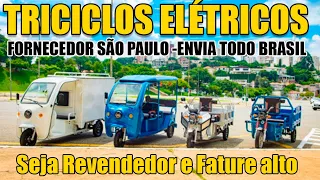 Fornecedor de veículos elétricos: Triciclos, Bikes e scooters. Nota fiscal e envia todo Brasil