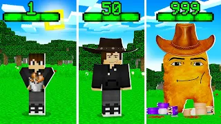 Я СТАНОВЛЮСЬ НАГГЕТСОМ КОВБОЕМ С КАЖДЫМ УРОВНЕМ В МАЙНКРАФТ! ЕНОТИК SINGING NUGGET COWBOY MINECRAFT