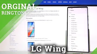 Ringtone List on LG Wing – Ringtone Settings