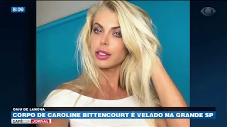 Corpo de Caroline Bittencourt é velado na Grande SP