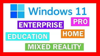 🦀 ¿QUÉ versión de WINDOWS 11 ELEGIR? 🤪 ¿Cuál es mejor o más rápido? Pro, Home, Enterprise, Education