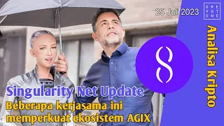 Analisa Kripto - Singalurity melakukan beberapa kerja sama untuk memperkuat ekosistem, AGIX update