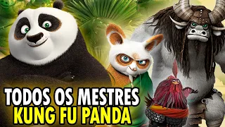 TODOS OS MESTRES DE KUNG FU PANDA! - LISTA COMPLETA