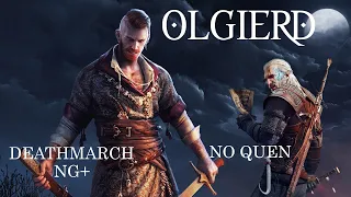 The Witcher 3: Hearts of Stone - Olgierd Von Everec Boss Fight- No Quen, Deathmarch NG+