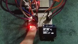 (Demo) MS5611 Barometric Pressure Sensor with ESP32