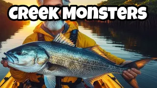 Catching15 pound Bluefish in Inshore Creeks