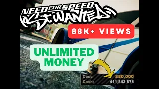 How to get unlimited money in NFS MOST WANTED 2005