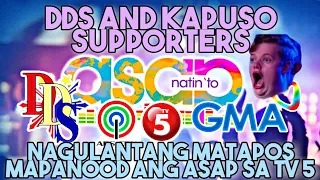 JUST IN : DDS AND KAPUSO SUPPORTERS NAGULANTANG NG MAPANOOD ANG A.S.A.P SA TV5