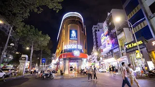 Saigon Bui Vien Walking Street, Crazy Nightlife Area in Vietnam 2023 | 4K Walking