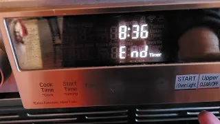 Timer chime on LG oven