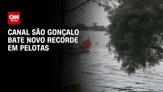 Canal São Gonçalo bate novo recorde em Pelotas | BASTIDORES CNN