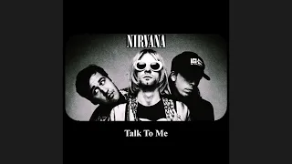 Nirvana Talk To Me guitar backing track with Vocals