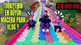 KUZEY ELİF İLE MACERA PARK 2 VLOG !! 24 SAAT VLOG !! KUZEY ÇOK KORKTU?دي دي ميدو - لولو | قناة وناسة