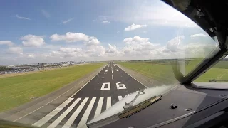 Approach and Landing runway 06 Schiphol Amsterdam airport (AMS EHAM).