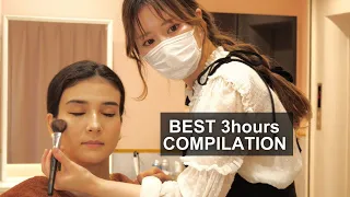 ASMR Make up THREE HOURS COMPILATION that YOU need today! (Soft spoken)