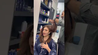 Celebrity Haircut | Nawal saeed haircut | short haircut | lolly wood celebrity