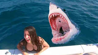 she fell into the shark tank then..