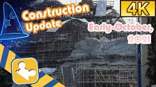 [4K Hong Kong Disneyland] "Arendelle: World of Frozen" Construction Update | Early-October, 2021