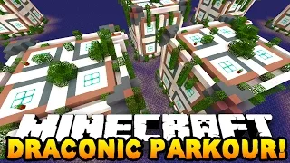 Minecraft DRAGONIC PARKOUR! (Parkour Challenge Map) w/PrestonPlayz, MrWoofless & Nooch