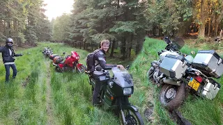 MOTOR TOUR BELGIË - WE STAAN MUURVAST IN HET BOS & WILDKAMPEREN ARDENNEN