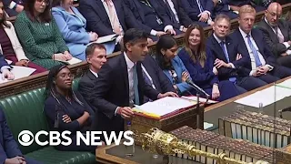 New U.K. Prime Minister Rishi Sunak faces Parliament