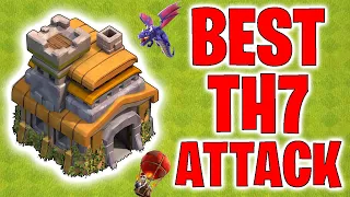 BEST TH7 Attack Strategy - Drag Loon - Clash of Clans 2021