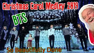 I AM FEELIN THAT CHRISTMAS SPIRIT || REACTION BTS Christmas Carol Medley 2019 SBS Gayo Daejeon