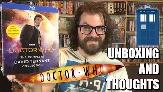 Doctor Who: Complete David Tennant Collection Blu-ray Unboxing and Thoughts