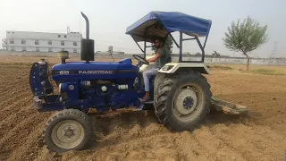Farmtrac 60 tractor average test 6.2 Litter with cultivator