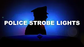 1 Hour of Police Strobe LED lights in 4K for FREE | CLEAN [FLASHING]