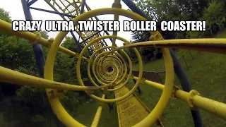 Absolutely INSANE Dive Loop Ultra Twister Roller Coaster POV CRAZY Rusutsu Resort Japan