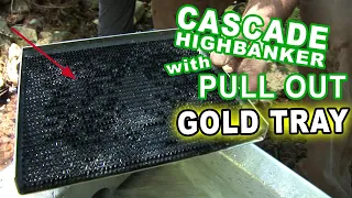 Cascade Highbanker Sluice with Pull Out Fine Gold Recovery Tray